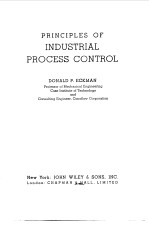 <em>PRINCIPLES</em> OF INDUSTRIAL PROCESS CONTROL