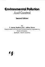ENVIRONMENTAL <em>P</em>OLLUTION AND CONTROL