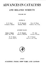 ADVANCES IN CATALYSIS AND RELATED SU<em>BJ</em>ECTS VOLUMEⅩⅡ