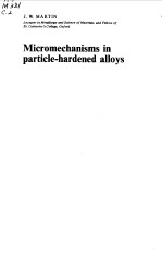 MICROMECHANISMS IN PARTICLE HAR<em>D</em>ENE<em>D</em> ALLOYS