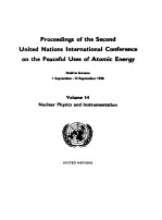PROCEED<em>IN</em>GS OF THE <em>SECOND</em> UNITED NATIONS <em>IN</em>TERANTIONL CONFERENCE ON THE PEACEFUL USES OF ATOMIC ENER