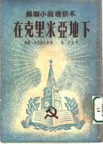 苏联小说通俗本  在克里米亚地下