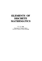 E<em>L</em>EMENTS OF DIS<em>C</em>RETE MATHEMATI<em>C</em>S