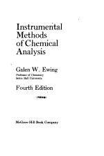 INSTRUMENTAL <em>METHODS</em> <em>OF</em> CHEMICAL <em>ANALYSIS</em>