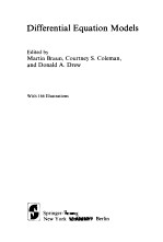 DIFFERENTIAL EQUATION <em>MODELS</em>