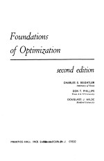 <em>FOUNDATIONS</em> OF OPTIMIZATION
