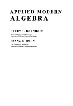 APPLIED MODE<em>RN</em> ALGEB<em>RA</em>