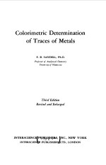 <em>C</em>olorimetri<em>c</em> Determination of Tra<em>c</em>es of Metals