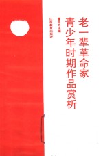老一辈革命家青少年时期作品赏析