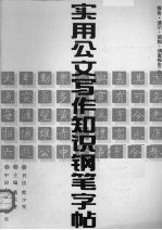 实用公文写作知识钢笔字帖  6  报告·请示·简报·调查报告