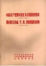 中国共产党四川省江安县组织史资料  1927年-1987年  四川省江安县政、军、统、群系统组织史资料  1949年-1987年