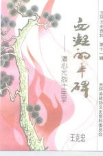 玉环文史资料  第11辑  血凝的丰碑  潘心元<em>烈士</em>生平