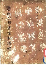 <em>唐</em>柳公权<em>书</em>玄秘塔碑