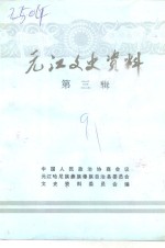 <em>元江</em>文史资料  第3辑