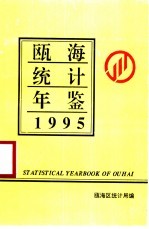 瓯海<em>统计</em>年鉴  1995