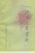 <em>汝南</em>文史资料  第5辑