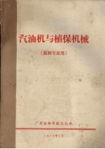 汽油机与植保机械  果树专业用