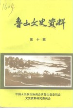 <em>鲁山</em>文史资料  第10辑