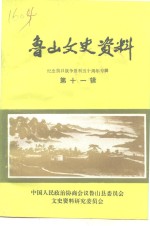 <em>鲁山</em>文史资料  第11辑