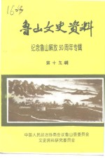 <em>鲁山</em>文史资料  第13辑