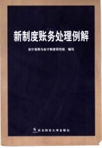 新<em>制度</em>账务处理例解