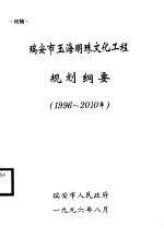 瑞<em>安市</em>玉海明珠文化工程规划纲要  1996-2010年