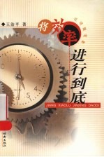 将效率进行到底  经济随笔集
