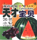 双语认知天才宝贝  蔬菜  水果