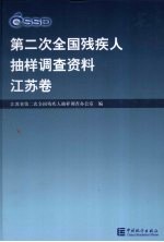 <em>第<em>二次</em></em><em>全国</em>残疾人抽样调查资料  江苏卷
