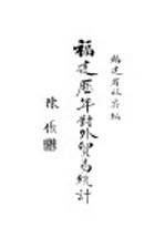 <em>福建</em>历年对外贸易<em>统计</em>