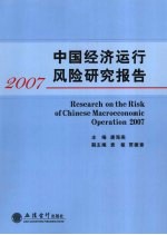 中国经济运行风险研究报告  2007