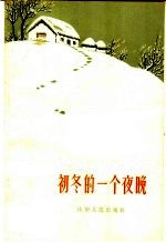 初冬<em>的</em><em>一个</em>夜晚