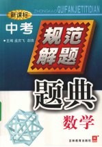 中考规范解题题典  数学  新课标