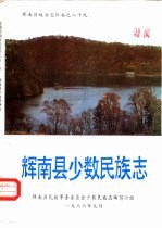 十九辉南县少数<em>民</em>族志