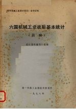 六国机械工业战后基本统计  简<em>编</em>
