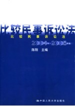 比较民事诉讼法  2004-2005年卷
