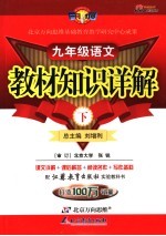 教材<em>知识</em>详解  苏科版  九年级语文  上