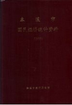 本溪市国民经济<em>统计</em>资料  1995年