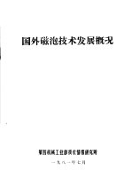 国外磁泡<em>技术</em>发展概况