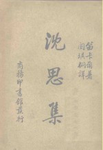 沈思集