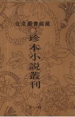 北京图书馆藏珍本小说丛刊  第1辑  11