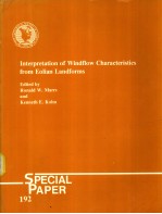 Interpretation of Windflow Characteristics from Eolian Landforms Edited <em>by</em> Ronald W.Marrs and Kennet