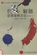 代数  解题思想策略方法  第1册  下