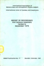 REPORT OF PROCEEDINGS XVII <em>GENERAL</em> ASSEMBLY CANBERRA DECEMBER 1979