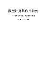 微型计算机应用软件  地矿工作和企、事业管理工作用