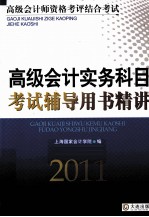 高级会计实务科目考试辅导用书精讲  2011