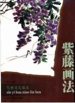 写意花鸟临本  紫藤画法