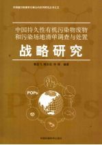 中国持久性有机污染物废物和污染场地清单调查与处置战略研究