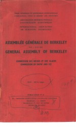 ASSEMBLEE <em>GENERAL</em>E DE BERKELEY  19-8-31-8-1963   <em>GENERAL</em> ASSEMBLY OF BERKELEY