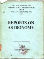 REPORTS <em>ON</em> ASTR<em>ON</em>OMY